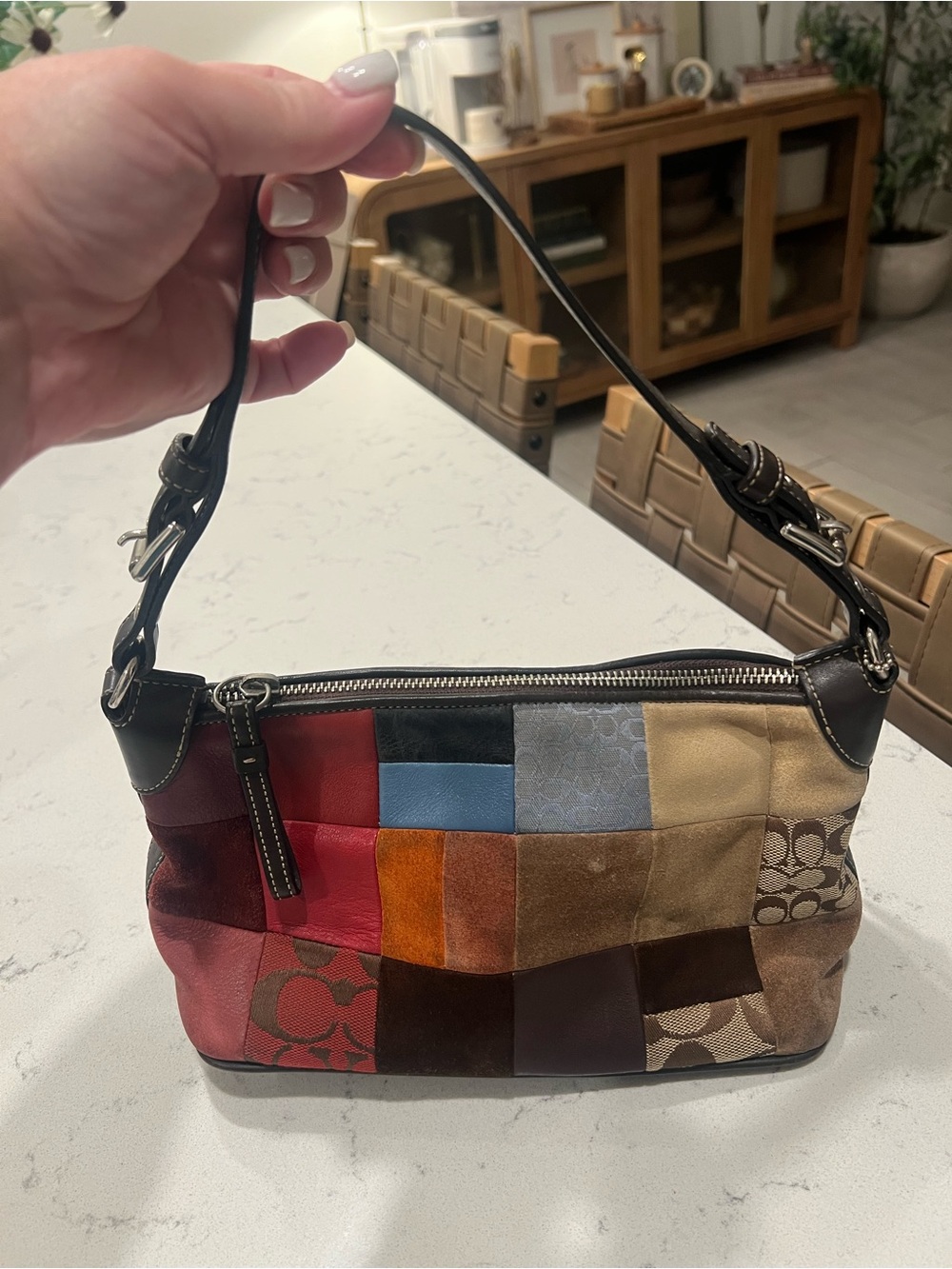 Authentic Vintage Y2K Coach Patchwork Bag - Small